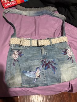 Homemade Jean Tote Bag