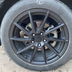 Set Of 4 Rims And Tires