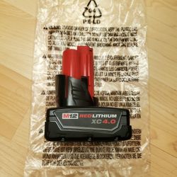 NEW Milwaukee M12 XC 4.0 Battery Pack, LOCATED IN MIRA MESA 92126