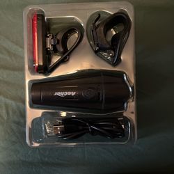 Bike Lights (Front And Back With Both Chargers)