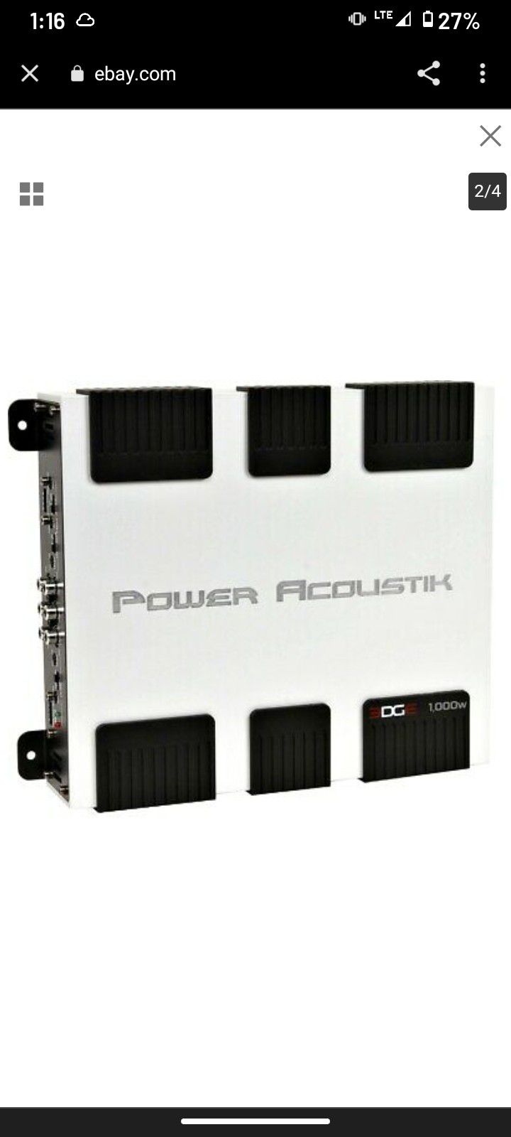 Power Acoustik Amplifier

