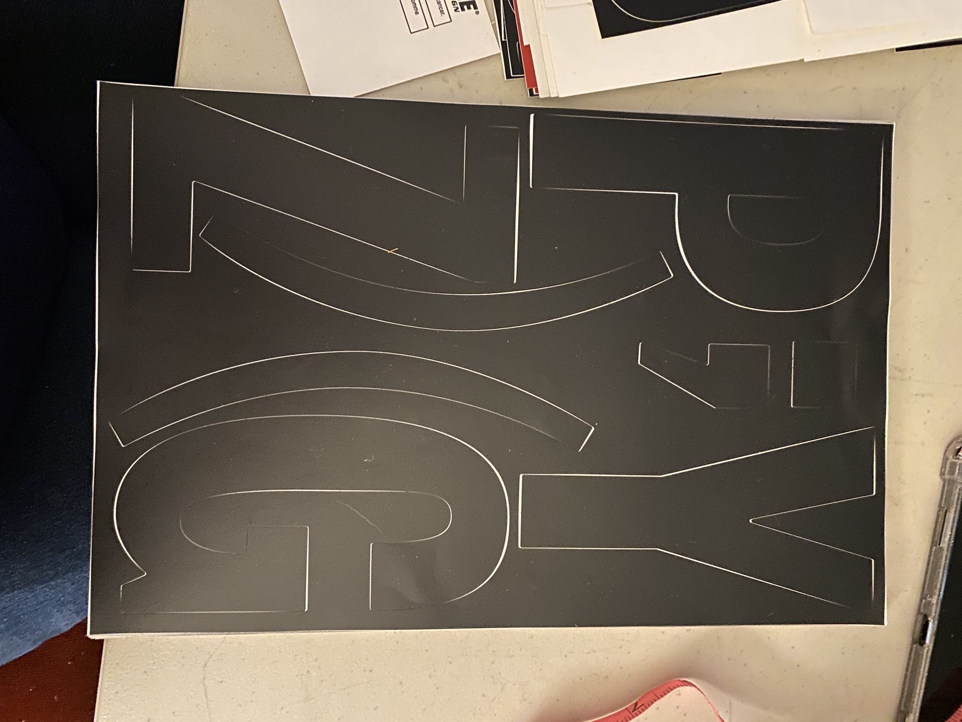 Headliner Vinyl Letters And Symbols Lg Package