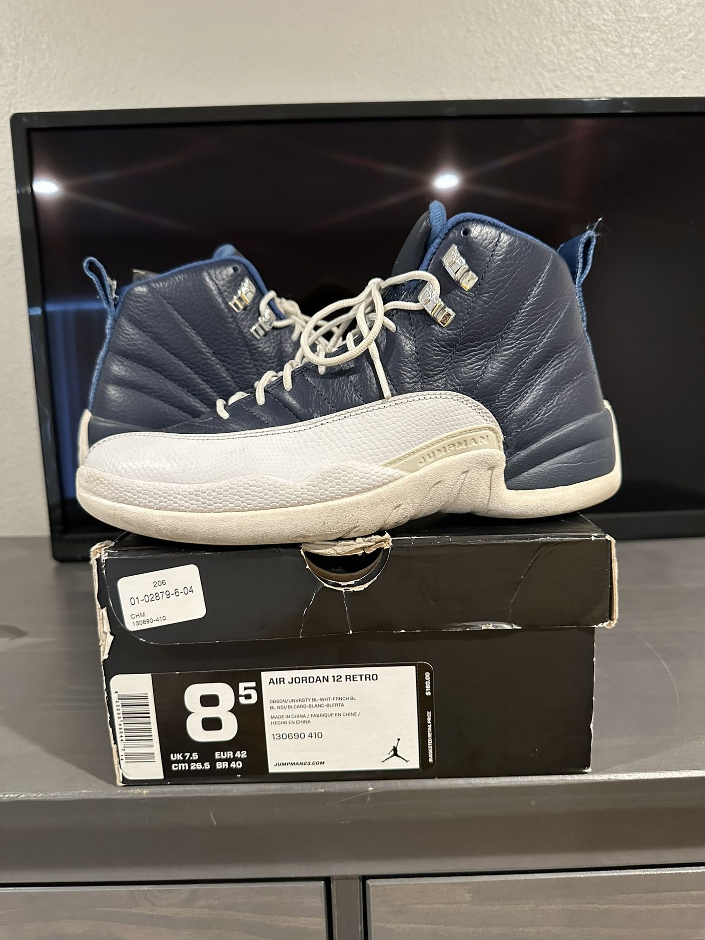 Jordan 12 Obsidian 