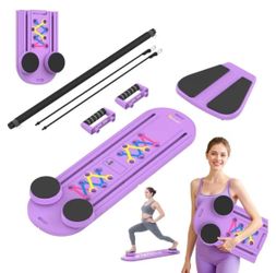NEW Pilates Board Reformer Set Home Workout Equipment New, Open Box