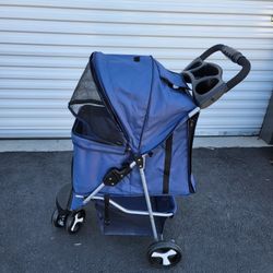 3 Wheel Pet Stroller Foldable 