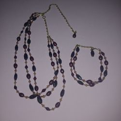 Necklace and bracelet