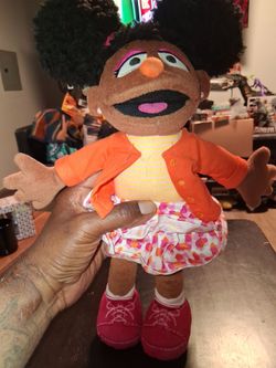 Sesame Street Love My Hair Gabrielle Talking Singing Plush Doll