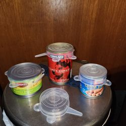 Pet Food Easy Silicone LIDs &/or Other Canned Good Lids