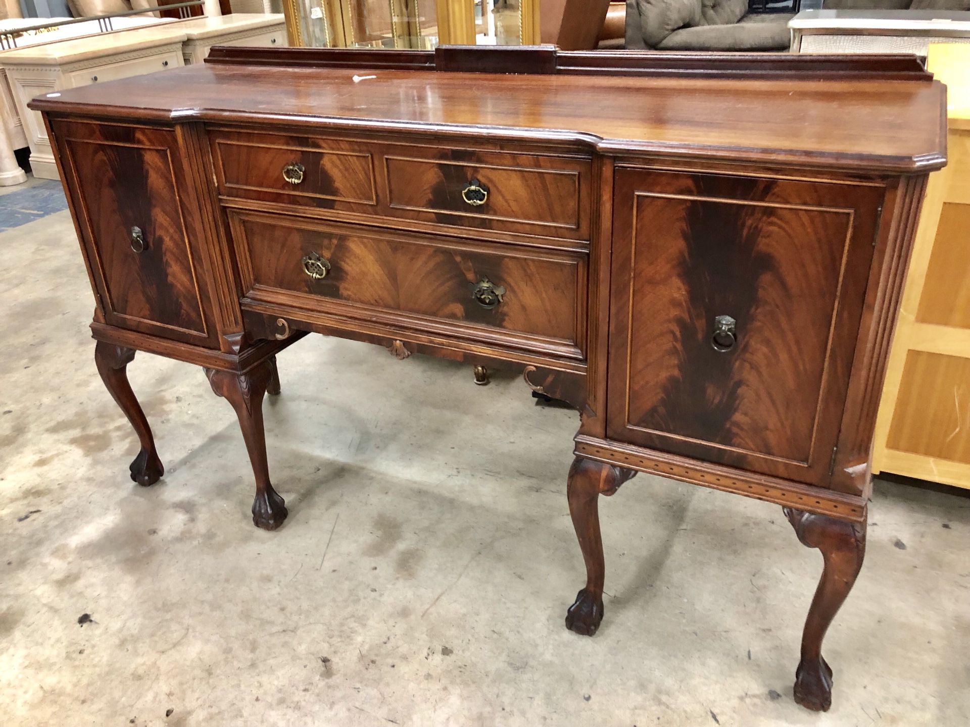 Server/sideboard with wooden inlays and dove tail drawers NOW REDUCED