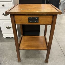 Wooden side table 