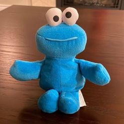 Sesame Street Beanie Cookie Monster 39369 TYCO The Jim Henson Company EUC 8” ‘98 