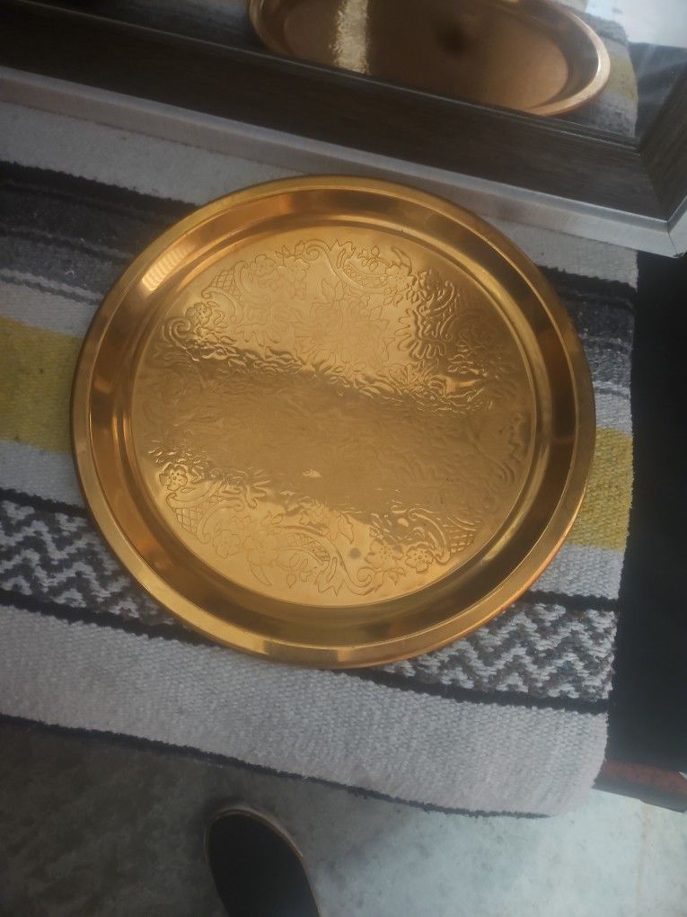 Copper Serving Plate