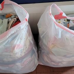 Two Full Bags of BOY BABY Clothes 