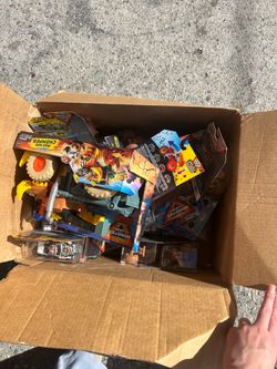 Box of monster jam trucks