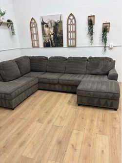 Large Gray Sectional Couch Free Delivery