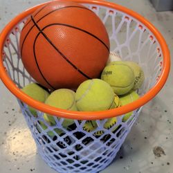 Basket of Sports Balls