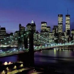 “MANHATTAN LIGHTS “ Wall Mural