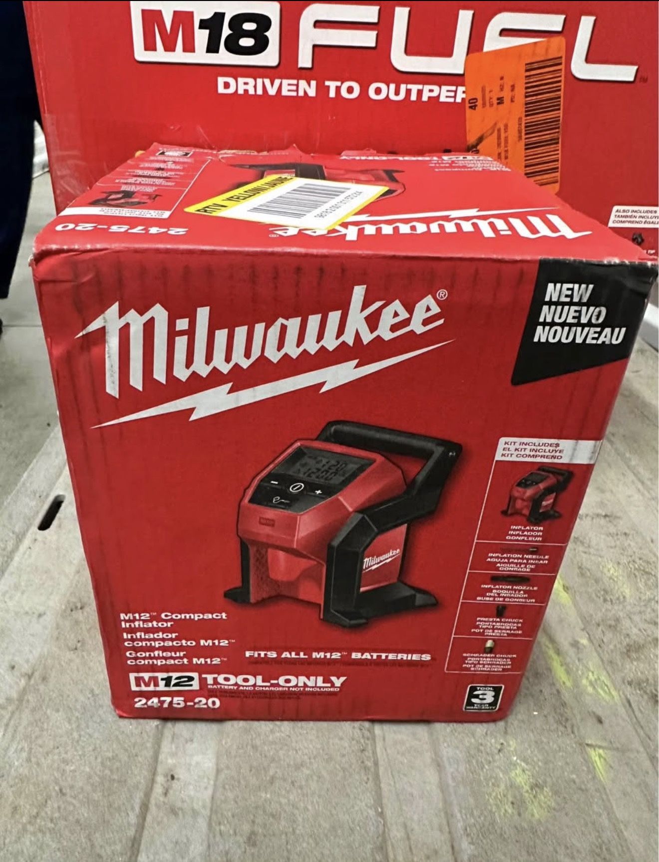 Milwaukee Cordless Electric Portable Inflator (Tool-Only)