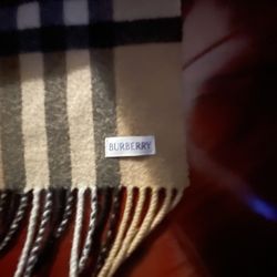 BURBERRY SCARF, $140OBO NEVER USED