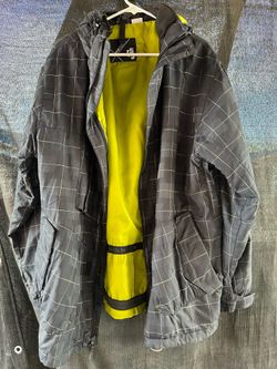 Triple Nickel 555 Gray Plaid Winter Jacket
