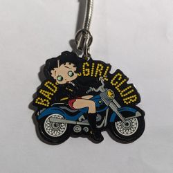 Betty Boop Bad Girl Club 2001 Universal Studios Key Chain 