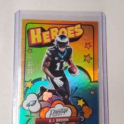 A.J Brown Prestige Heros Gold /50