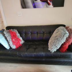 Italian Leather 4 Seater Sofa