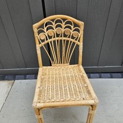 vintage woven seat