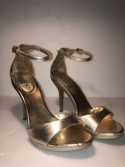 Aldo gold heels