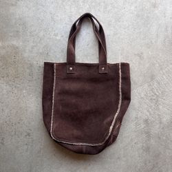 Vintage Y2K American Eagle Outfitters Brown Suede Tote Bag