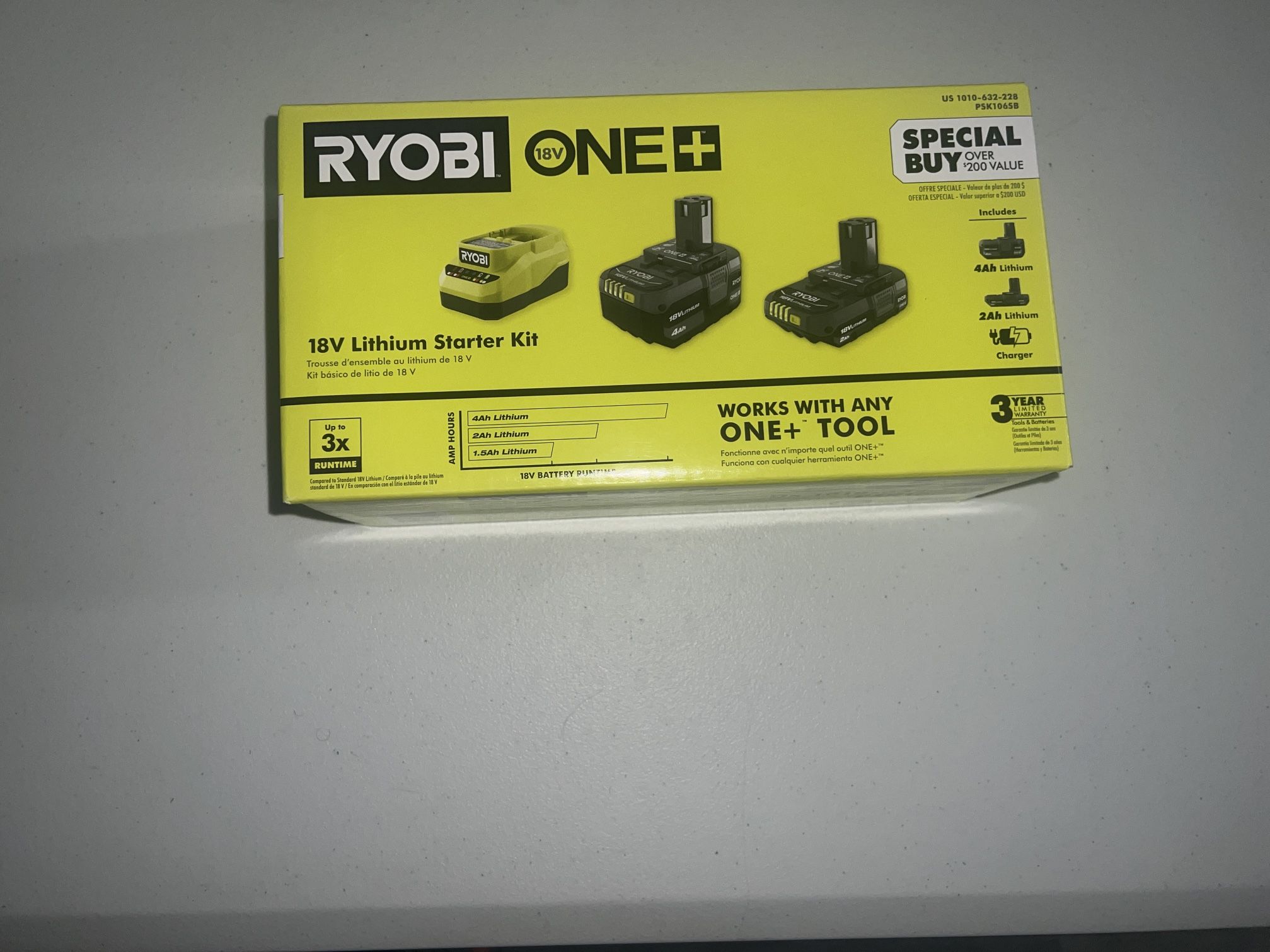 2 Ryobi Batteries And 1 Charger