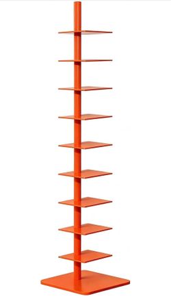 9- Tier Metal Spine Bookshelf