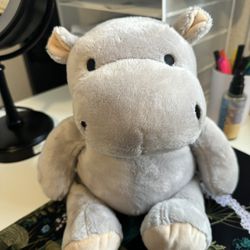 The Beauty Collective Weighted Hippo Plush