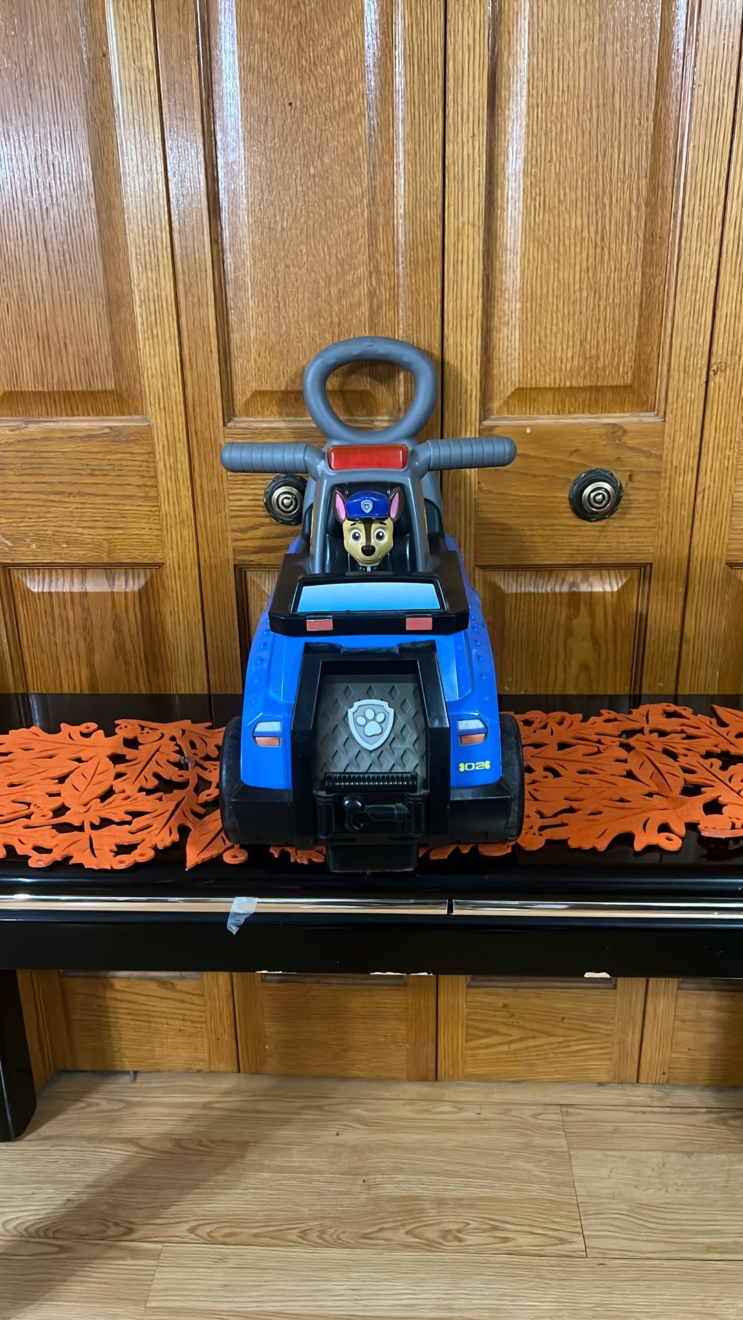 Paw Patrol Chase Cruiser Kids Ride On Push/Pull  Tested Working