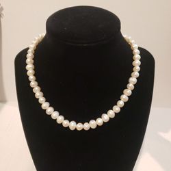 Elegant Culture Freshwater Pearls Baroque Necklace 15" Choker F10 