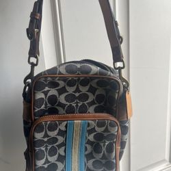 Coach Denim Crossbody Bag 