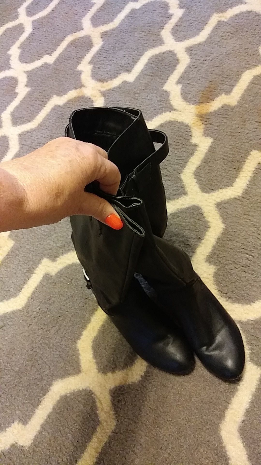 Black boots