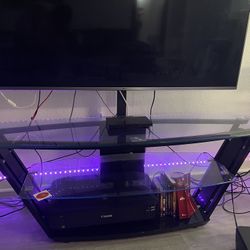 TV Stand & Flat Screen TV 