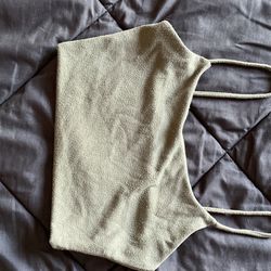  Ootd Fash Olive green crop Size small