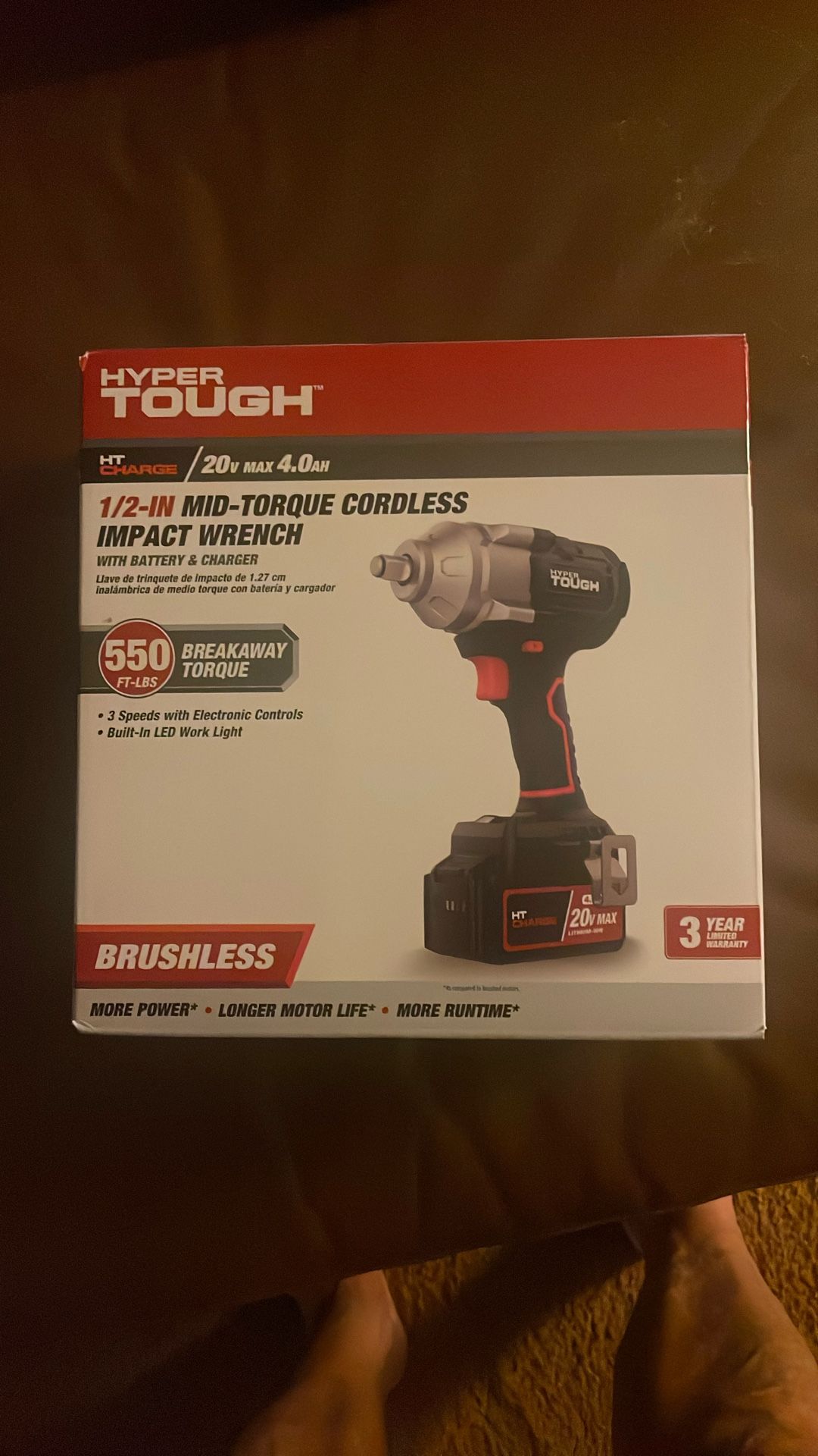 1/2-IN MID-TORQUE CORDLESS IMPACT WRENCH - New In Box