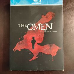 BLU-RAY, THE OMEN 4 MOVIE COLL, LIKE NEW $25