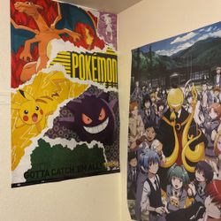 Two Posters One Pokémon And One Assassination Classroom