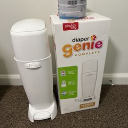 Diaper genie with refill packs