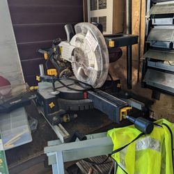 Slide Compound Miter Saw Including Stand