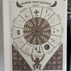 Hawaiian Maui Moon Calendar 