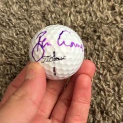 Ben Crane Signed Golf Ball