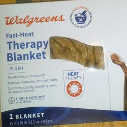 New Heated Blanket Sz 25"X 56". Cash