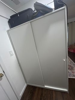 IKEA Wardrobe White sliding doors