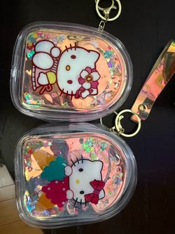 Hello kitty sugar squishies with keychain bag