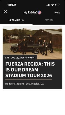 Fuerza regida dream tour concert tickets